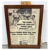 1940s Wonder Bread ad w/Bob Stringer autograph