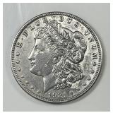 1921 Morgan silver dollar