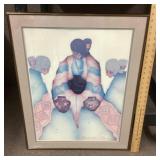 23x29 framed Native American print