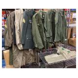 Large lot military uniforms