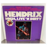 Jimi Hendrix LP on red vinyl