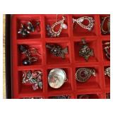 Collection of sterling silver jewelry