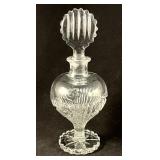 9" crystal perfume bottle