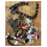 Collection of costume jewelry