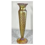 13" Lundberg Studios art glass vase