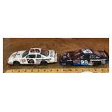 2 diecast race cars