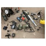 Assorted lights and cords