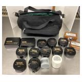 Camera lenses with bag