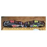 2 diecast race cars