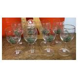 8 Spode Christmas glasses