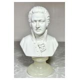 1966 A. Giannelli bust of Mozart w/marble base