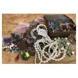 Collection of costume jewelry