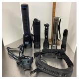 Group of flashlights