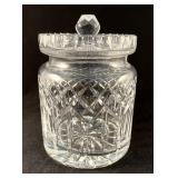 Waterford crystal "Lismore" biscuit jar