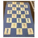 Hand stitched quilt 60x90