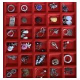 Collection of sterling silver jewelry
