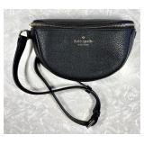 Kate Spade black leather belt bag