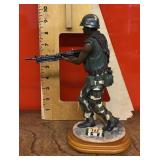 Vietnam War soldier statue "Covering Fire"
