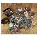 Collection of costume jewelry