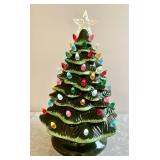 12" ceramic LED Christmas tree --works