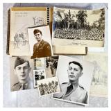 WWII Army serviceman photo album