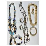 3 costume jewelry necklace sets