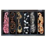 6 costume jewelry necklaces