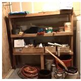 Cleanup lot along back wall