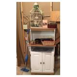 Kitchen cabinet with contents