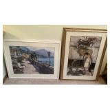 2 framed prints