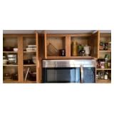 Contents of upper kitchen cabinets