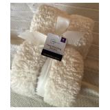 NEW Faux shearling blanket