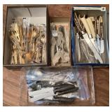 Group of flatware and kitchen knives