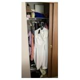 Contents of bedroom closet