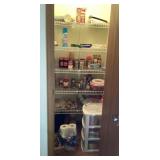 Contents of kitchen pantry