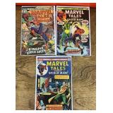 3 Marvel Tales Spider-Man comic books