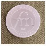 1/2 troy oz .999 silver round