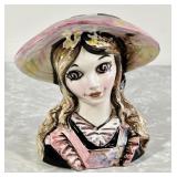 Vintage 1960s Richard Benit lady head vase