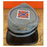 Replica Confederate kepi hat