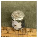 Mexico Alpaca silver abalone thimble
