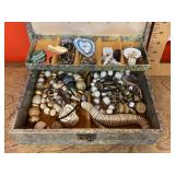 Jewelry box with costume jewelry