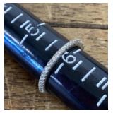 Small sterling silver ladies ring