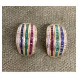 Le Vian 18k gold multi-stone earrings