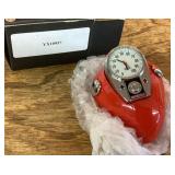 Motorbike gas tank clock