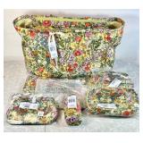 6-piece NEW Vera Bradley bags and organizers