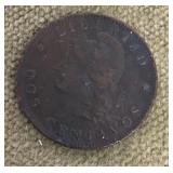 1892 Argentina 2 Centavos coin