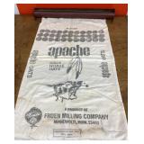 Purina chicken feeder and horse oat sack