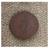 1870 Indian head cent