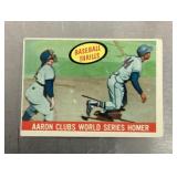 1959 Topps Hank Aaron baseball card