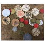 Tokens, wooden nickels, mils, etc.